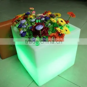 Night Club Sparking and Romantic LED Cube Ice Bucket, LED Wine Bucket, LED Flower Pot thumbnail-3