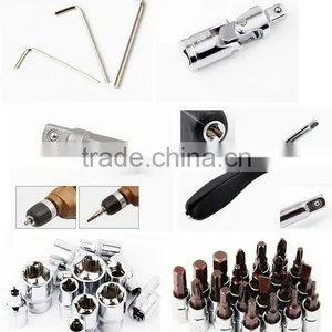 46pcs Socket Set, Ratchet Wrench Set 1/4" CRV thumbnail-4