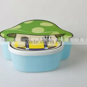 Mushroom Shape SGS Cute Design Plastic Lunch Box For Kids thumbnail-1