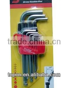Hot Sale for 9pcs Hex Key Wrench (ball End, Long Size) thumbnail-1