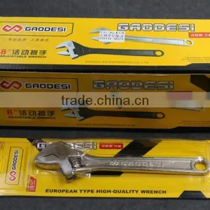 Wide Mouth Tube Live Nickel Plated Spanner Wrench Adjustable Spanner Nut Wrench Pipe Wrench thumbnail-4