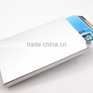 Credit Card Holder Rfid Blocking Aluminum Business Card Holder Automatic Pop-Up thumbnail-2