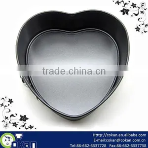 25.6cm Non-stick Heart Shape Spring Form Cake Mould/baking Mould CK-0019A thumbnail-1