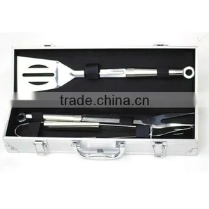 BQ-0077 / 3 Pcs Hollow Handle Knife and Fork Bbq Set thumbnail-1