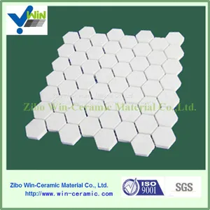 Hexagonal Alumina Ceramic Lining Mosaic thumbnail-2