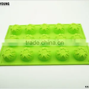 1192 15 Pcs Roses Shaped Silicone Chocolate Mould and Mold thumbnail-1