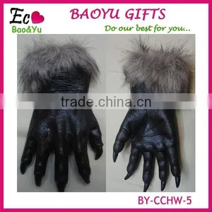Halloween Gifts , Gloves Of Halloween Costume Party Prop ,Imitation Wolf Gloves thumbnail-1