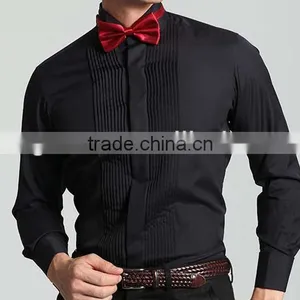Men's 100% Cotton French Cuff Guayabera Shirt thumbnail-3