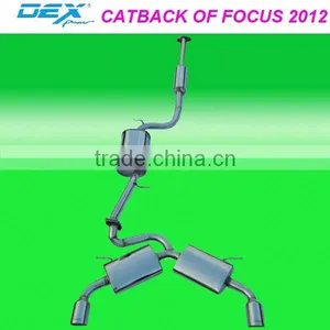 Tuning Racing Silencer Modiffied Stainless Steel 304 Muffler Exhaust Catback for FOCUS 2012 Performance Auto Parts thumbnail-1