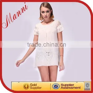 2013 Korea Fashion Woman Blouses With Folk Embroider thumbnail-1