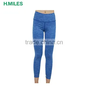 Quick-drying Fitness Tights Women Blue Track Legging Sport Leggings thumbnail-1