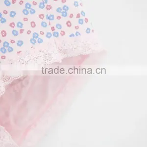 Printing Best Quality 95% Cotton 5% Spandex With Lace Custom Sexy Fancy Woman Underwear thumbnail-4