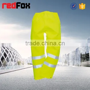 hi Vis Reflective Rain Jacket/ Trouser Suits Made of pu Polyester thumbnail-1
