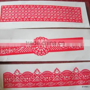 ARMBAND HENNA Mehndi STENCIL DESIGN Reusable thumbnail-4