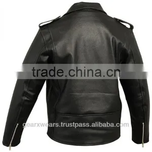 Mens Leather Motorbike Jacket thumbnail-2