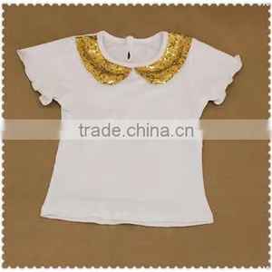 Lovely Kids Baby Girls Sequins Skirts Set Children's Shiny Gold Dress thumbnail-2