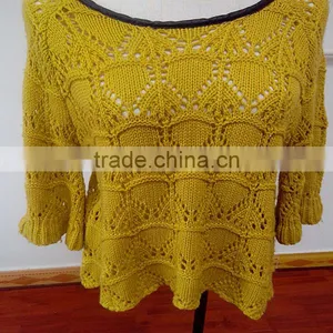 Knitted Sweater for Ladies Fashion Top Wear thumbnail-1