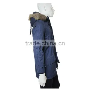 2014 2015 New Design Mens Long Coat Winter Parka Coats thumbnail-2