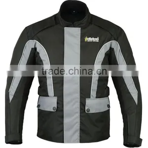 Men's Grey/Black Motorbike Textile Jacket thumbnail-1