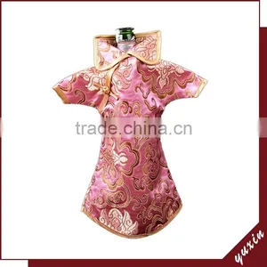Tradtional Garments Wine Bottle Cover With Wine Bottle Decoration WB1-043 thumbnail-1