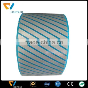 hi Vis Heat Transfer Reflective Segmented PET Film Laser Tape Iron on Fabric / Bags thumbnail-1