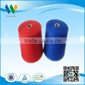 100 Polyetser Dye Tube Yarn Ring Spun Polyester Raw White thumbnail-3