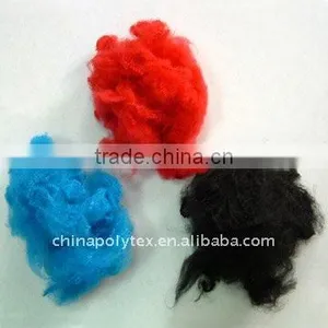 100% Polyester Staple Fiber Black 1.4/1.5den 32mm/38mm thumbnail-1