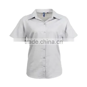 Cotton and Polyester New Women Work Shirts and Blouse thumbnail-2