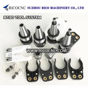 BT30 Tool System BT30 Toolholders Clamps Collets Nuts and Retention Knobs thumbnail-1