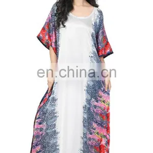 Printed Beautiful Long Kaftan / Simple & Elegant Design Straight Animal Print Style Casual Wear Kaftan thumbnail-2