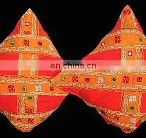 Sequins Patches Cushion Cover thumbnail-5