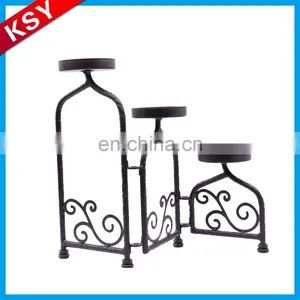 Newest Fine Workmanship Wholesale Centerpieces Round Lantern Metal Candle Holder For Wedding thumbnail-1