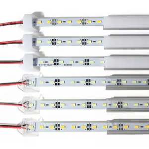 2pcs*50cm LED Bar Light 5730 5630 DC12V 36LED Hard Rigid LED Strip Bar Light 5730 With U Aluminium Shell +pc Cover thumbnail-2