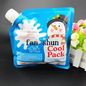 Domestic Ice Bag/drop Resistance/freezing Resistance -30 ℃ Edible/ice Nozzle Bag Sealed Aluminum Foil Bags on Three Sides thumbnail-2