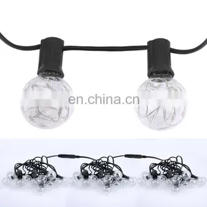 Outdoor Decoration Lights G40 LED Copper Wire Bulb LED String Light 25ft-US Plug thumbnail-2