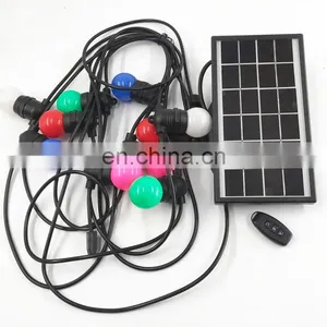Energy Saving RGB Solar Powered String Light With Remote Control for Halloween Christmas Party Lights thumbnail-1