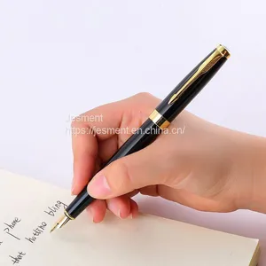 Chinese Fountain Pens,Fountain Pen Ink for Signature, 0.7mm Metal With Metal Hand Feeling thumbnail-3