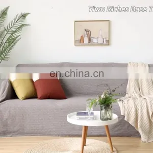 100% Cotton Multi-functional Furniture Protector Cover Jacquard Sofa Slipcover Couch Protection Cover thumbnail-1