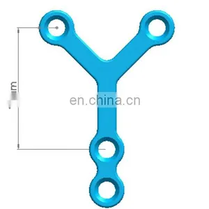 Orthopedic Implants Y-shaped Maxillofacial Plate thumbnail-3