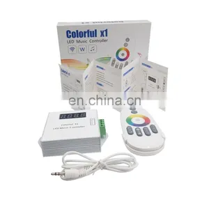 WS2811 WS2812B 6 Keys 6803 LED Tape Digital Colorful x1 LED Music Controller With RF Touch Remote Max 600pixels thumbnail-1