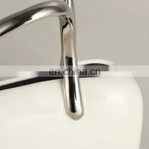 2020 New Style Girls Holiday Gift Custom Silver-plated Ceramic Exquisite Handbag Craft Home Decoration thumbnail-5
