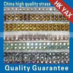 0525C High Quality Factory Crystal Stones Chains, Wholesale Crystal Stones Chains, Glass Stones Chains for Dress thumbnail-5