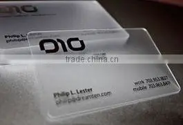 Full Color Plastic Transparent Pvc Business Card/pvc Card/pvc Card Printing thumbnail-1