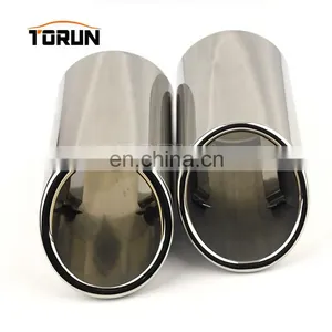 High Performance Car Exhaust Tips for Audi a4 b8 Mirror Polish thumbnail-1