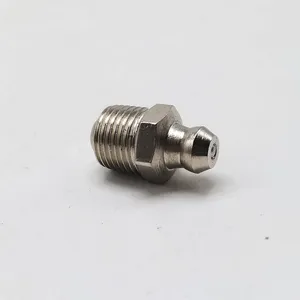 201 Stainless Steel Straight Grease Fitting M10x1mm Metric Thread Hydraulic Grease Fitting thumbnail-2