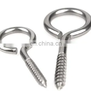 Hook Type Screw Open Eye Hook Wood Self Tapping Screw thumbnail-1