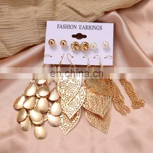 Wholesale Fashion Simple Glamour Eyes Unique Set Suit Aretes Pendiente Diamant High Quality Multicolor Jewelry Earrings thumbnail-2