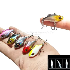 DUUV 5g 35mm Mini VIB Small Heavy Lure Bait Full Swimming Layer ABS Plastic Bait Fishing thumbnail-1