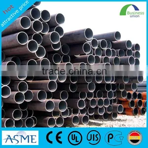 ERW Black Pipe / Erw Carbon Black Steel Pipe Stair Handrail China thumbnail-5