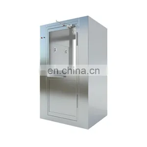 Hospital Medicine Airshower Manufacturing Sliding Stainless Steel Cleanroom Air Shower thumbnail-1